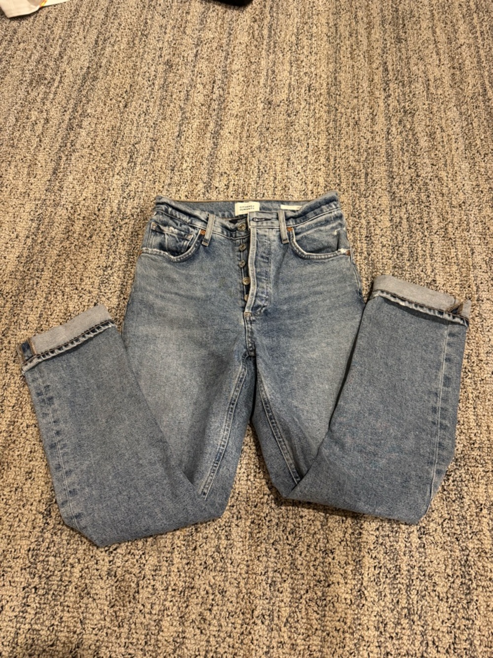 Citizens Of Humanity Light Blue Jolene Vintage Denim Jeans